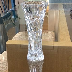 Vintage lead crystal bud vase.  6 inches tall. Excellent condition.